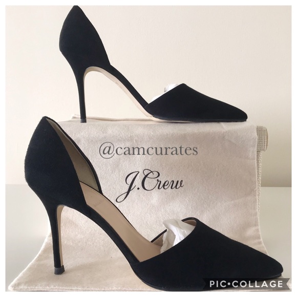 J. Crew Elsie Suede d'Orsay Pumps - Picture 2 of 7